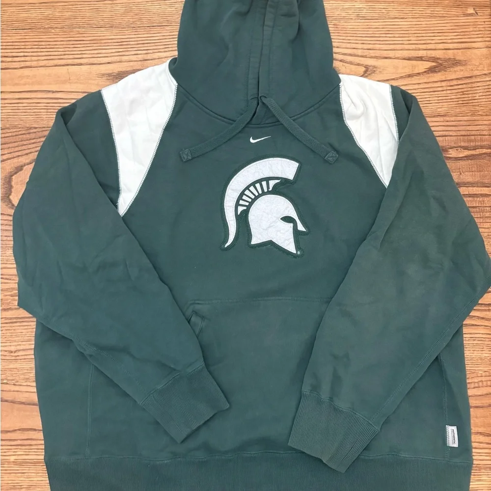 Nike Team Authentic Michigan State Spartans Hoodie‎ Sweatshirt